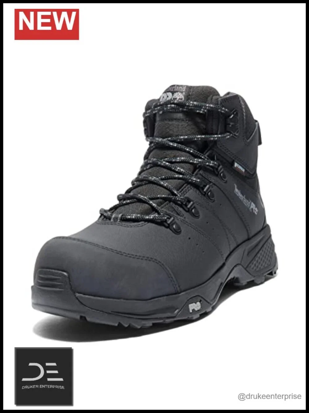 Composite Toe Waterproof Work Boots Anti-Fatigue Puncture Resistant Leather